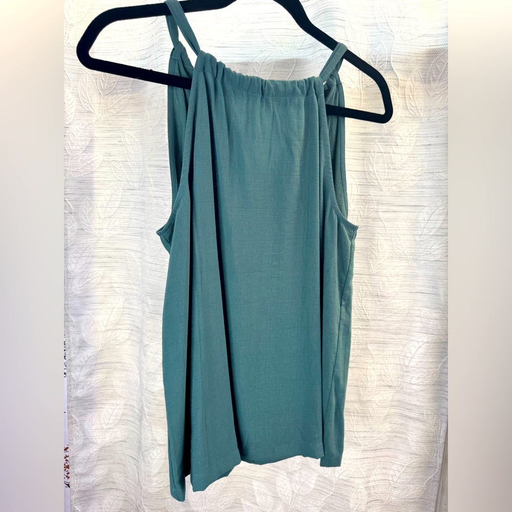 Banana Republic Green Sleeveless Relaxed Tank Top